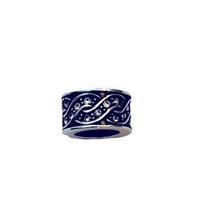 Brighton Spacer Charm with Crystals for Charm Bracelet